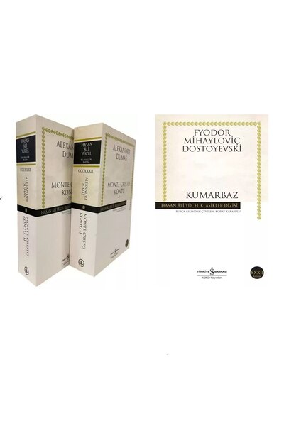 TÜRKİYE İŞ BANKASI KÜLTÜR YAYINLARI Monte Cristo Kontu - 2 Kitap Takım - Alex...