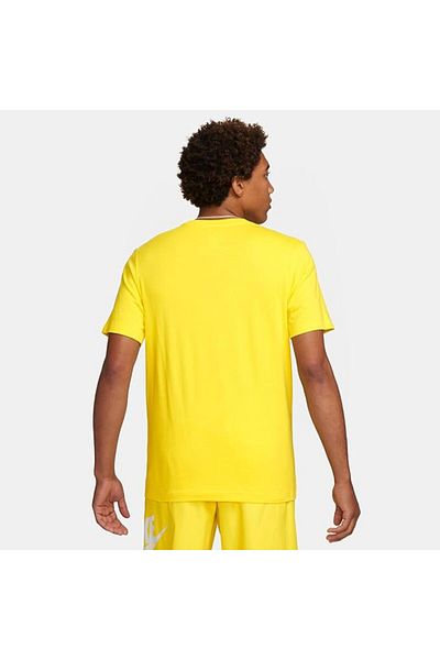 Nike Sportswear Club Men's T-Shirt Yellow