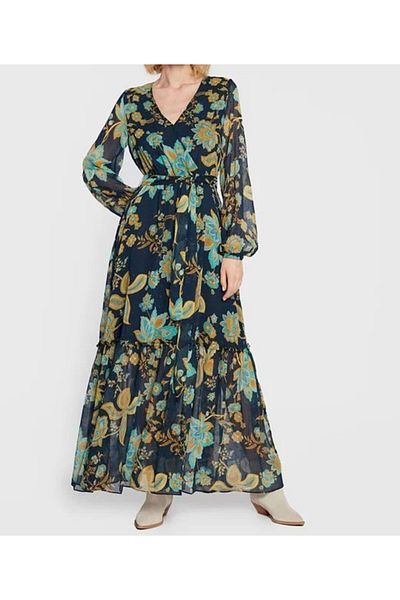 Guess ROCHIE ORIANE rochie dama bleumarin