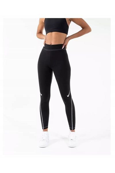 Nike NSW SWOOSH HIGH RISE LEGGINGS women's leggings black