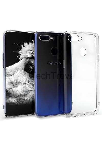 TechTrove Oppo AX7 Kılıf Esnek ve Şeffaf Tpu Silikon Kapak