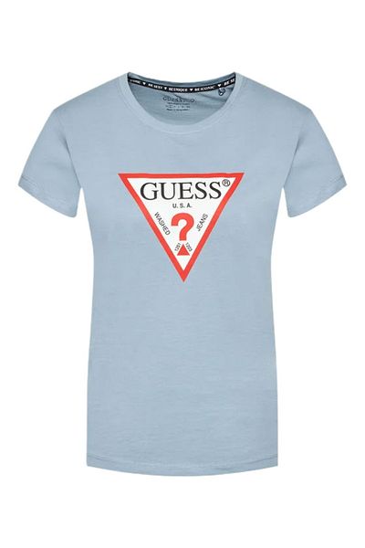 Guess SS CN ORIGINAL TEE women's t-shirt, gray