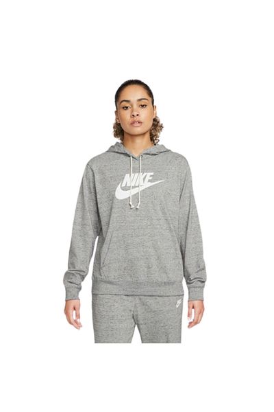 Nike Hanorac de damă W NSW GYM VNTG GFX EASY PO HD negru