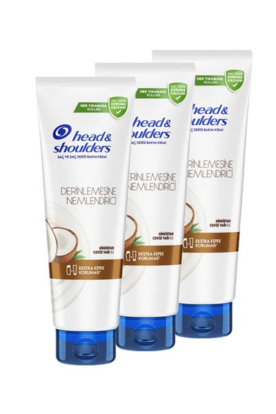 Head&Shoulders Hair Conditioner Head And Shoulders - Deeply Moisturizing, 275ml x3 PCS