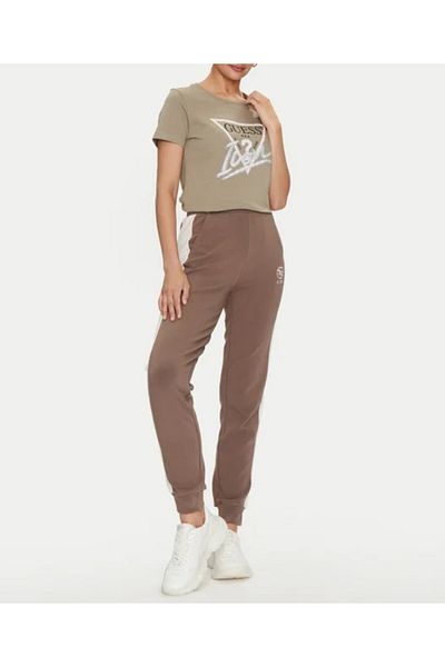 Guess SS CN ICON TEE women's t-shirt green