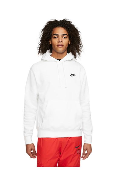 Nike Hanorac bărbați NIKE SPORTSWEAR CLUB FLEECE alb
