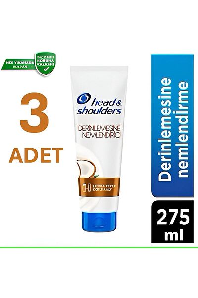 Head&Shoulders Hair Conditioner Head And Shoulders - Deeply Moisturizing, 275ml x3 PCS