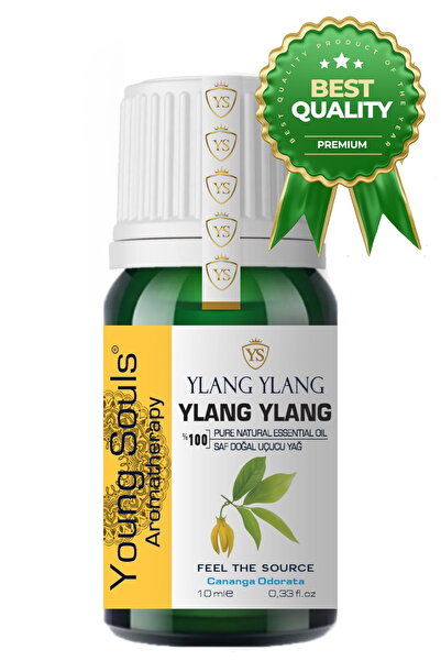 YOUNG SOULS Aromatherapy Ylang Ylang Essential Oil Ylang Ylang Uçucu Yağ 10 Ml