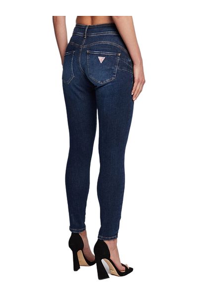 Guess Pantaloni de damă bleumarin SHAPE UP
