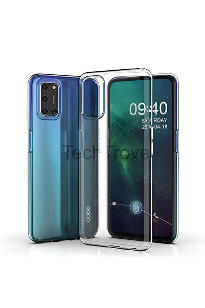 TechTrove Oppo A52 Kılıf Esnek ve Şeffaf Tpu Silikon Kapak