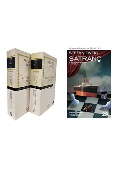 TÜRKİYE İŞ BANKASI KÜLTÜR YAYINLARI Monte Cristo Kontu - 2 Kitap Takım - Alex...