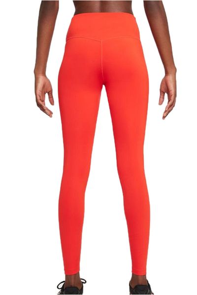 Nike Leggings de damă W NK ONE DF MR TGT portocalii
