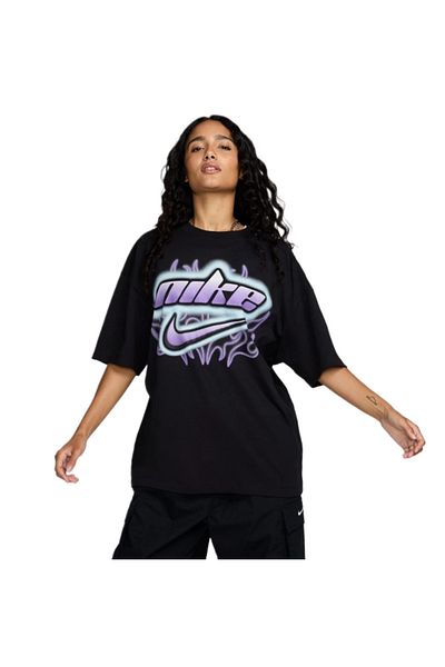 Nike W NSW DANCE OS SS TEE womens t-shirt black