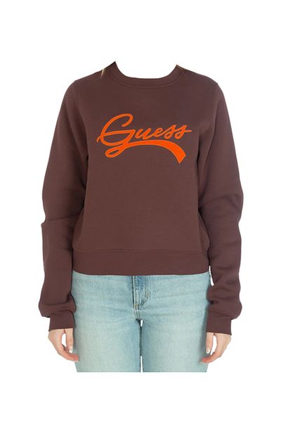 Guess TINCA SWEATSHIRT women's sweatshirt brown