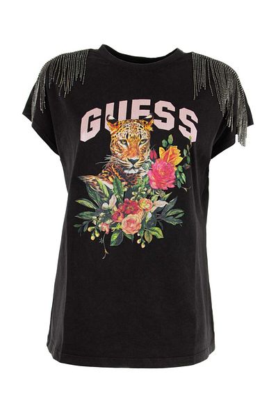 Guess Tricou dama SS CN AINHOA TEE, negru