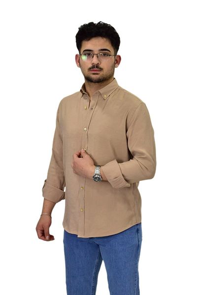 Raymons Ανδρικό μακρυμάνικο πουκάμισο Silim Fit G5019 BGL-ST04493