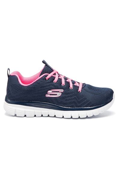 SKECHERS SKECHERS GRACEFUL GET CONNECTED women's sneakers navy blue