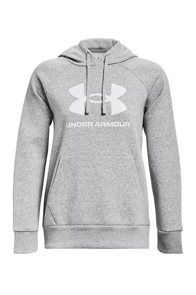 Under Armour UA Rival Fleece Big Logo Hdy Womens Sweatshirt Gray