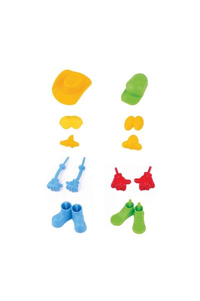 DEDE 03576 150 gr Human Figure Set - Play Dough