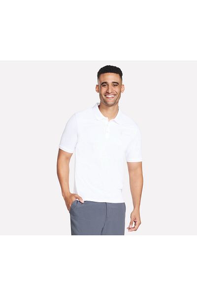 SKECHERS OFF DUTY POLO women's polo shirt white