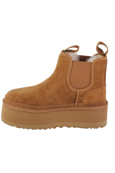UGG Neumel Platform Chelsea Women's Snow Boots Brown