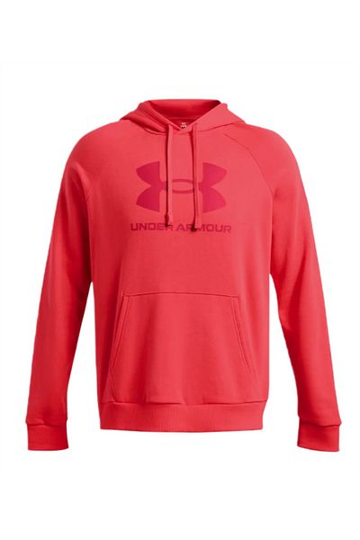 Under Armour UA Rival Fleece Logo HD Mens Sweatshirt Red