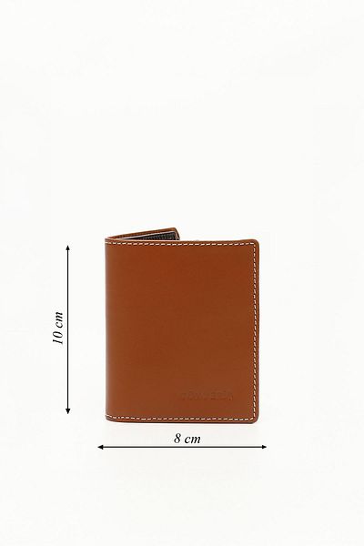 GÖNDERİ(R) Мъжки портфейл TABAYA BROWN Gon от естествена кожа 06753