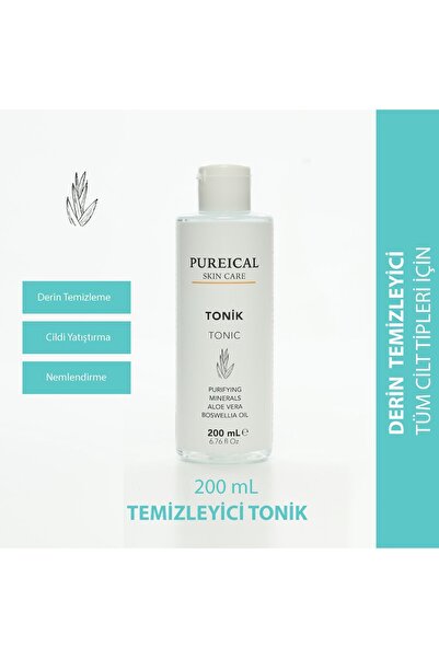 PUREICAL Tonik, Mineral kompleks, derin temizleme, aloe vera, sığla yağı, ton...
