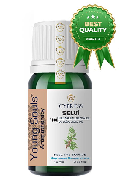 YOUNG SOULS Aromatherapy Cypress Essential Oil Selvi Uçucu Yağ 10 Ml