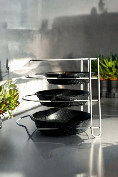 Genel Markalar TR Tencere Tava Ve Tabak Düzenleyici Tabaklık Çekmece Dolap İç...