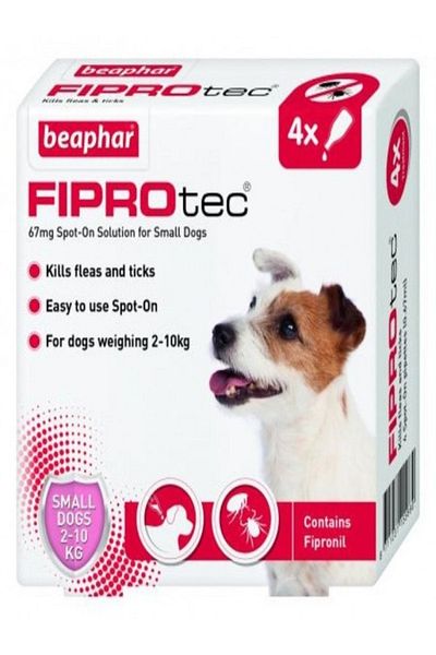 Beaphar Fiprotec for Small Dog 4 Pipettes