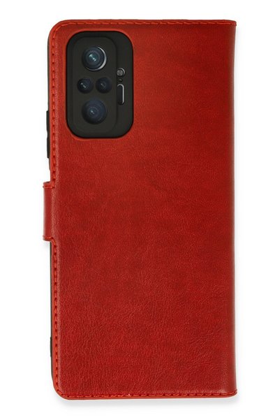 Bilişim Akademi Xiaomi Redmi Note 10 Pro Kılıf Deri Kartlıklı Kılıf Kapaklı K...