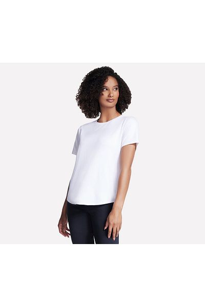 SKECHERS GODRI SWIFT TEE women's t-shirt white