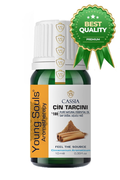 YOUNG SOULS Aromatherapy Cassia Essential Oil Çin Tarçını Uçucu Yağ 10 Ml