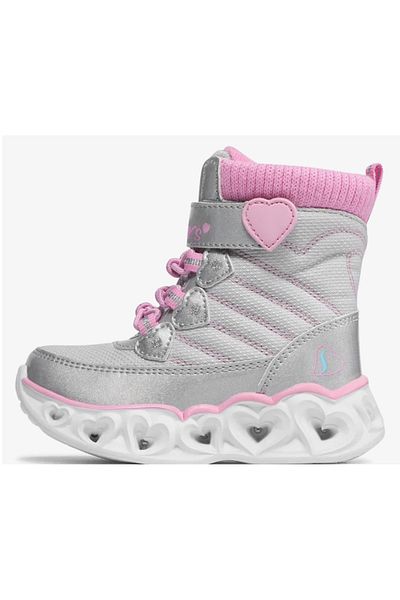 SKECHERS SKECHERS HEART LIGHTS for girls winter shoes gray