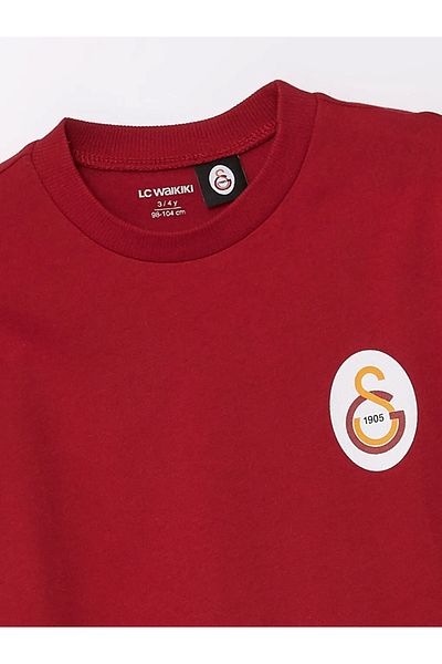 LC Waikiki Lcw Kids Crew Neck Short Sleeve 100% Cotton Fan 1905 Cibom Printed Boys T-Shirt