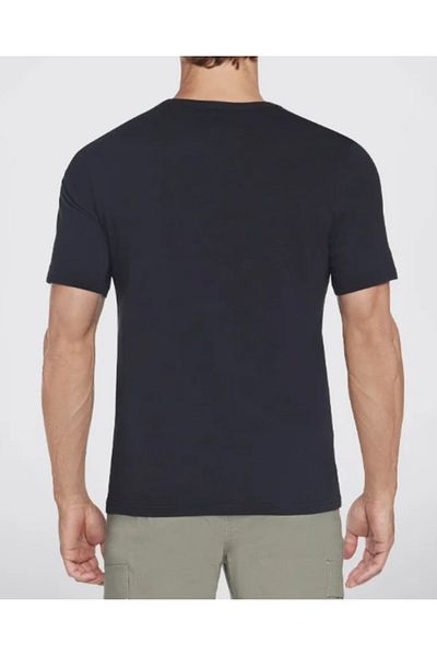 SKECHERS SKECH-BREEZE SLUB POCKET TEE men's t-shirt black