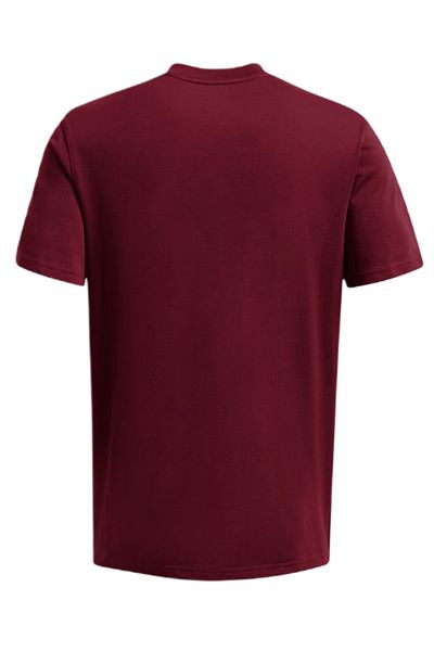 Under Armour UA M LOGO EMB HEAVYWEIGHT SS men's t-shirt burgundy