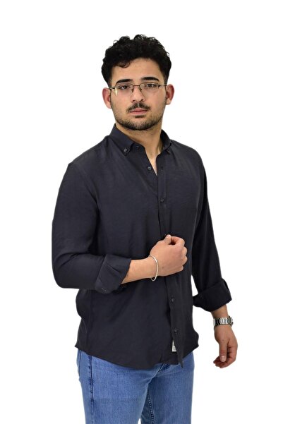 Raymons Чоловіча спортивна сорочка з довгими рукавами Silim Fit G5019 BGL-ST04493