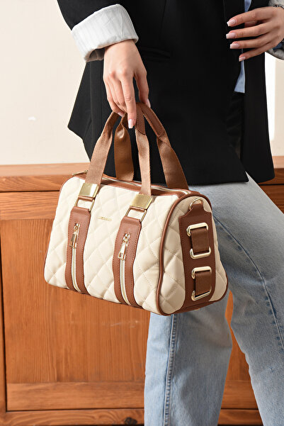 Just Polo حقيبة كتف نسائية مبطنة