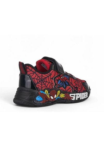 Disney Spiderman Children's Lighted Spiderman Velcro Sneakers