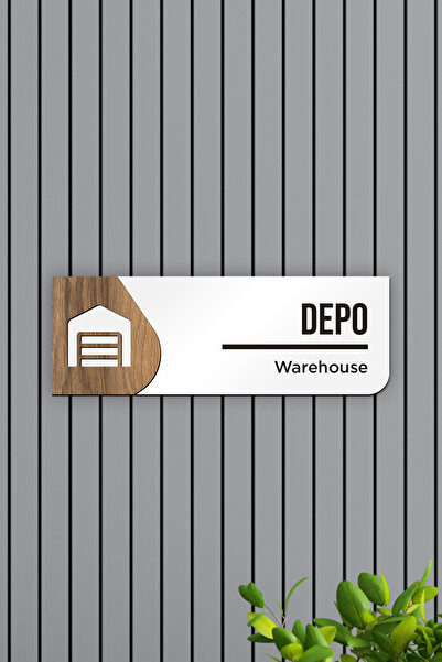 AHWART Depo Ofis Oda Kapı İsimliği Yönlendirme Tabelası Levhası Kişiselleştir...