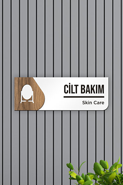 AHWART Cilt Bakım Ofis Oda Kapı İsimliği Yönlendirme Tabelası Levhası Kişisel...