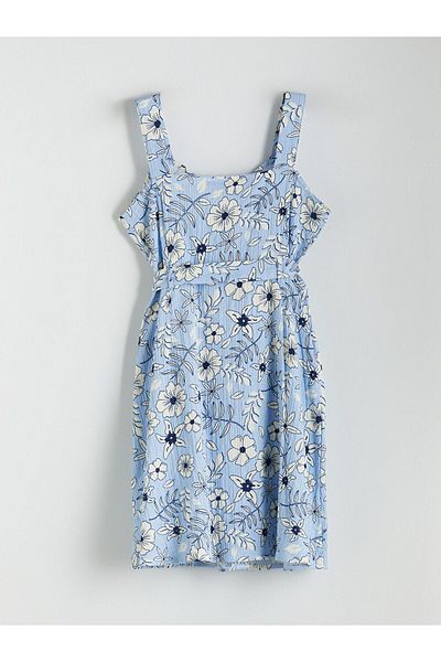 LC Waikiki Heart Collar Floral Dress