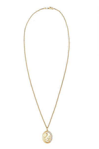 ELLI Náhrdelník Dámská figurka matky a dítěte s krystaly ze stříbra ryzosti 925