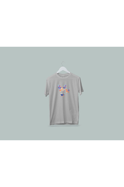 Maki Home Makiteks Pamučni džersej Žene Muškarci Odrasli Štampano Bela Siva C...