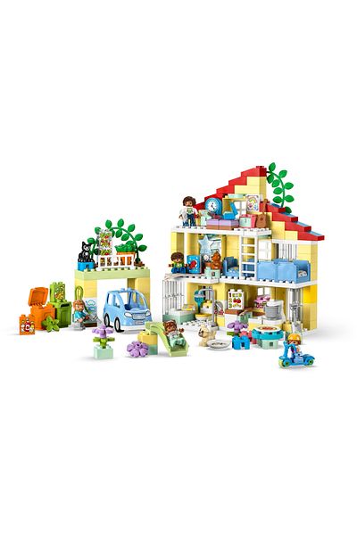 LEGO ®   Duplo ®   3 in 1 Family House 10994 - 3+ Educational Toy Construction Set (218 Pieces)