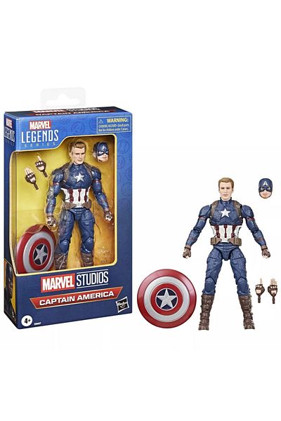 Hasbro مجسم شخصية مارفل ليجيندز كابتن أمريكا (أفنجرز: إندجامي).