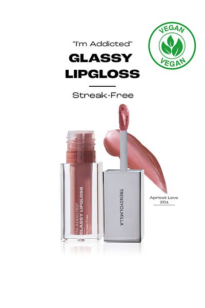 Trendyolmilla Beauty Nicht füllende, extrahelle Lipgloss Apricot Love-201 TKZAW25DP00000