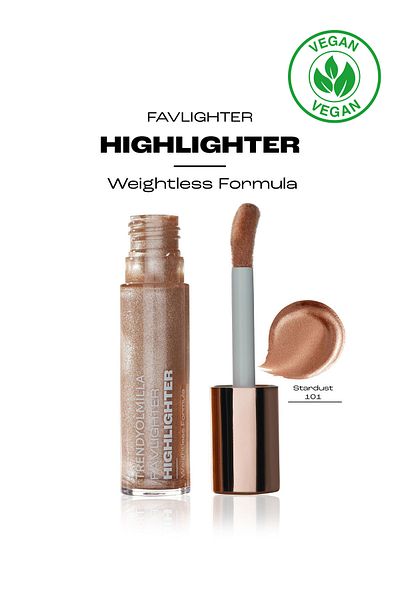 Trendyolmilla Beauty Mit Kokosnussöl feuchtigkeitsspendender, leuchtender, flüssiger Aufheller Stardust-101 TKZAW25YD00000